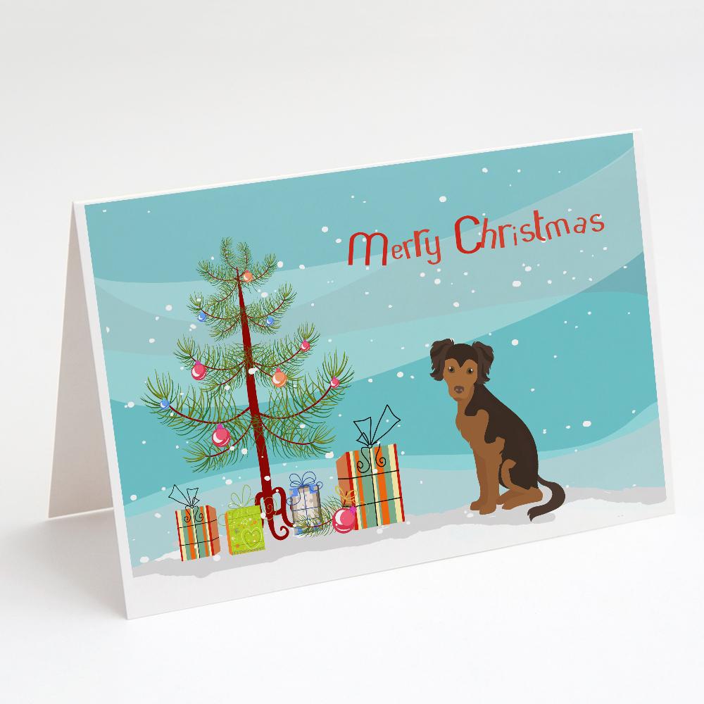 Buy this Persian Chihuahua Christmas Tree Greeting Cards and Envelopes Pack of 8