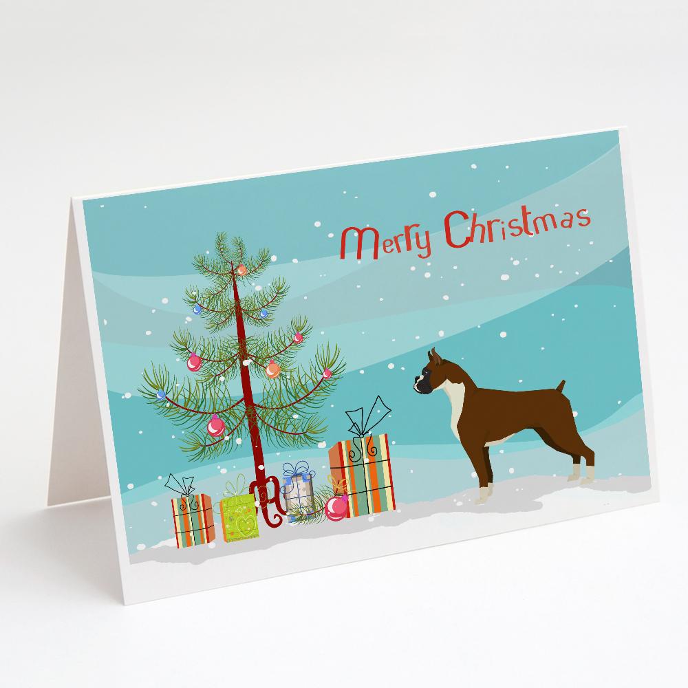 Buy this Boxer Christmas Tree Greeting Cards and Envelopes Pack of 8