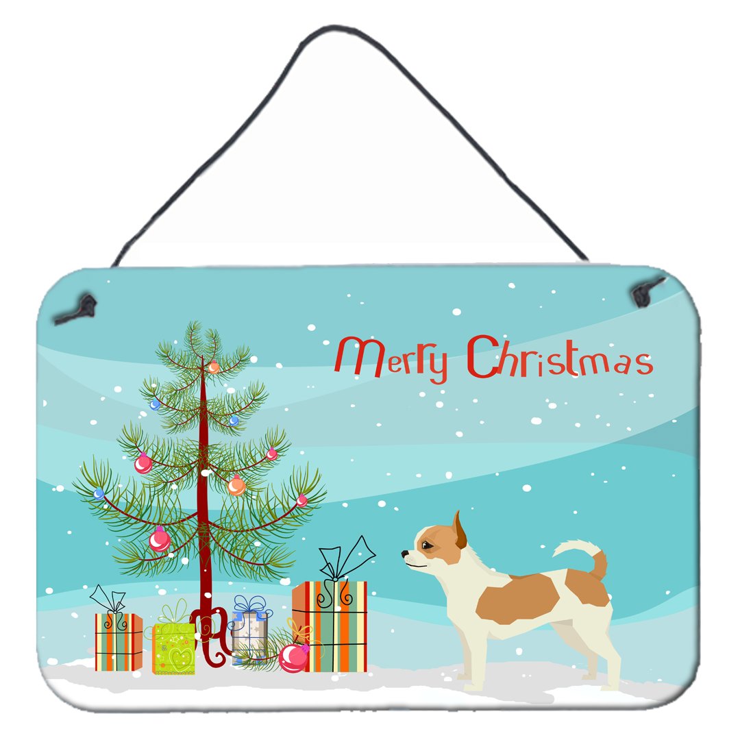 Chihuahua Christmas Tree Wall or Door Hanging Prints CK3530DS812 by Caroline's Treasures