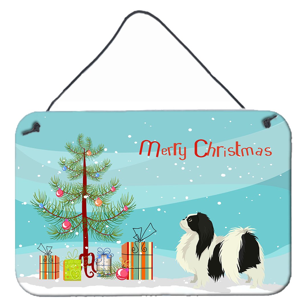 Japanese Chin Christmas Tree Wall or Door Hanging Prints CK3548DS812 by Caroline's Treasures