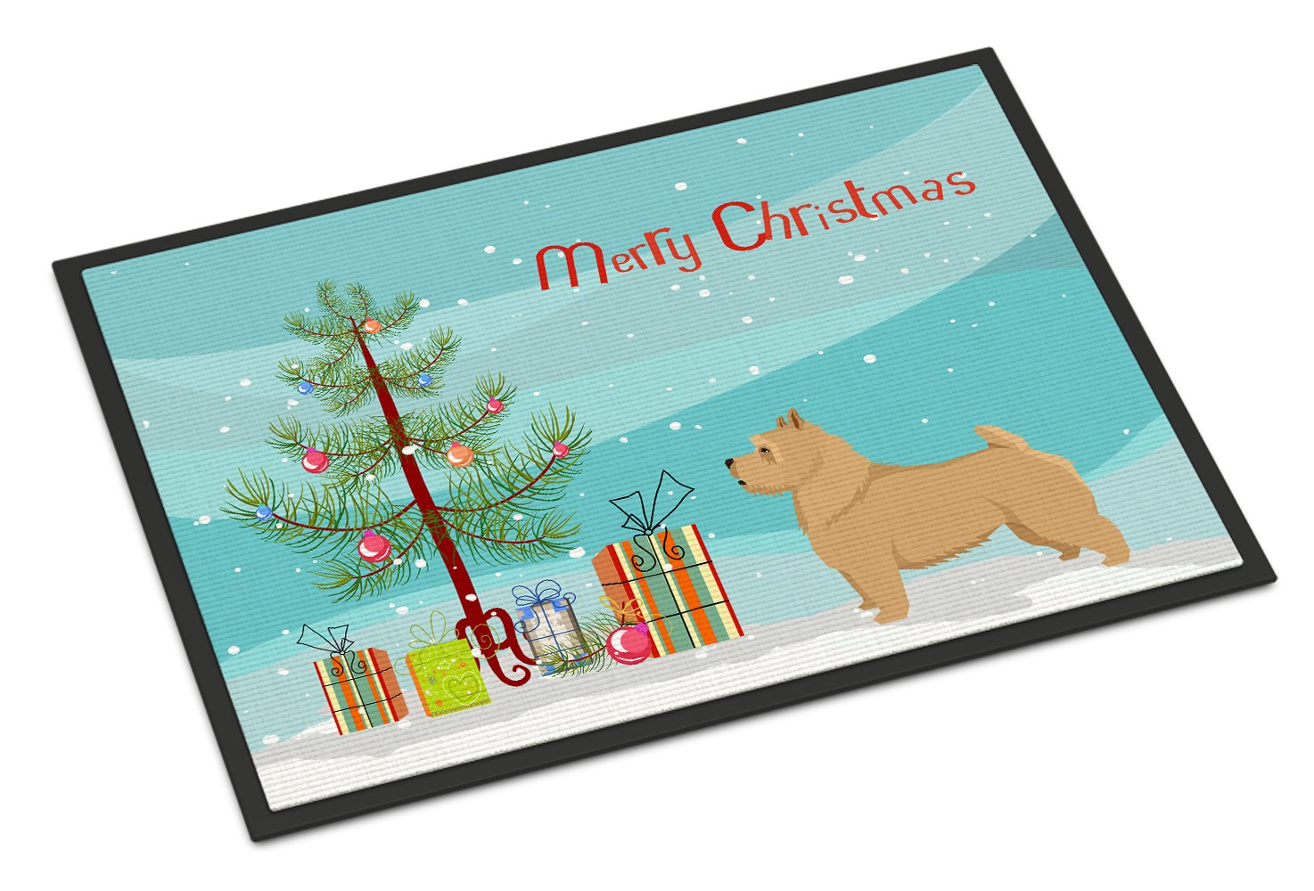 Norwich Terrier Christmas Tree Indoor or Outdoor Mat 24x36 CK3551JMAT by Caroline's Treasures