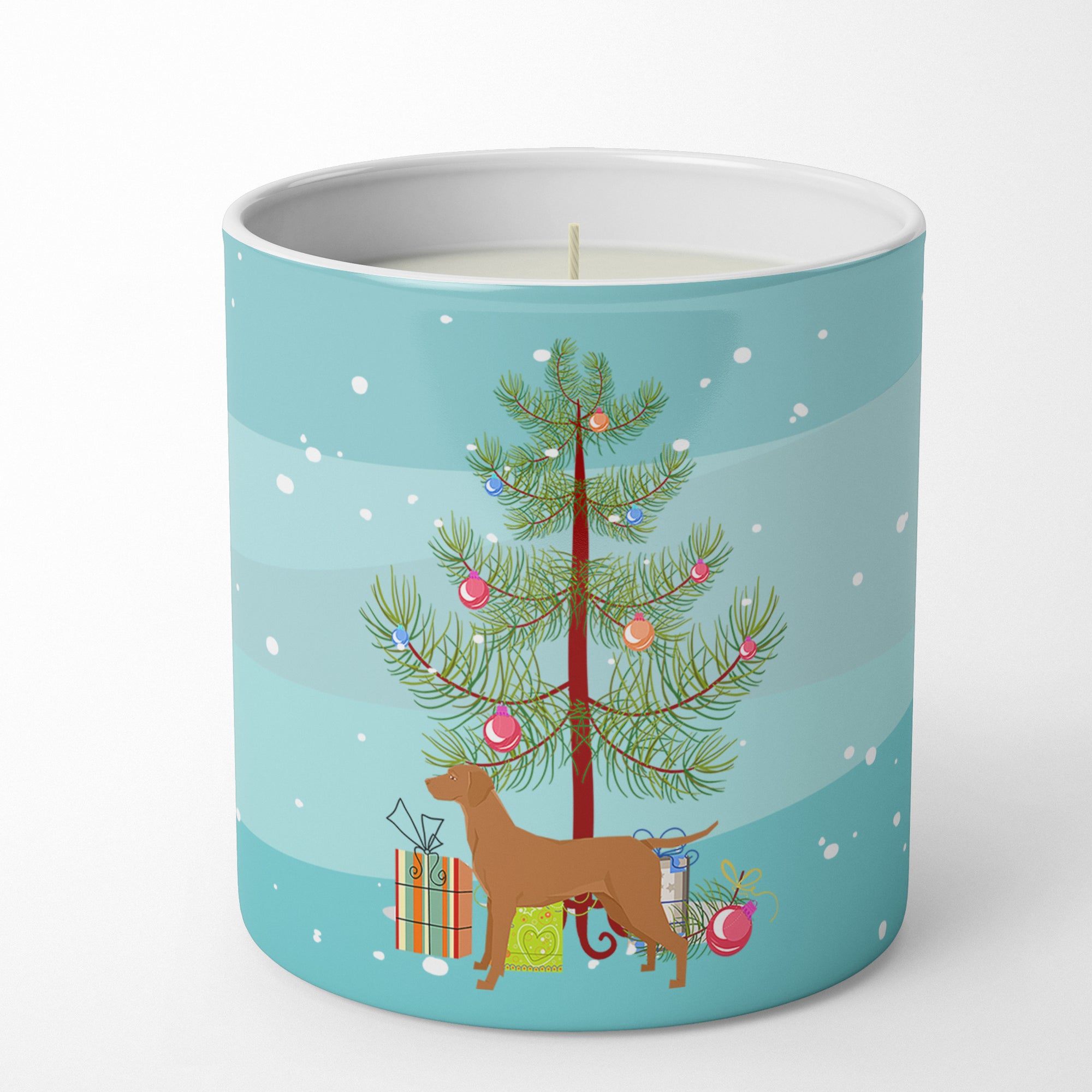 Buy this Vizsla Christmas Tree 10 oz Decorative Soy Candle