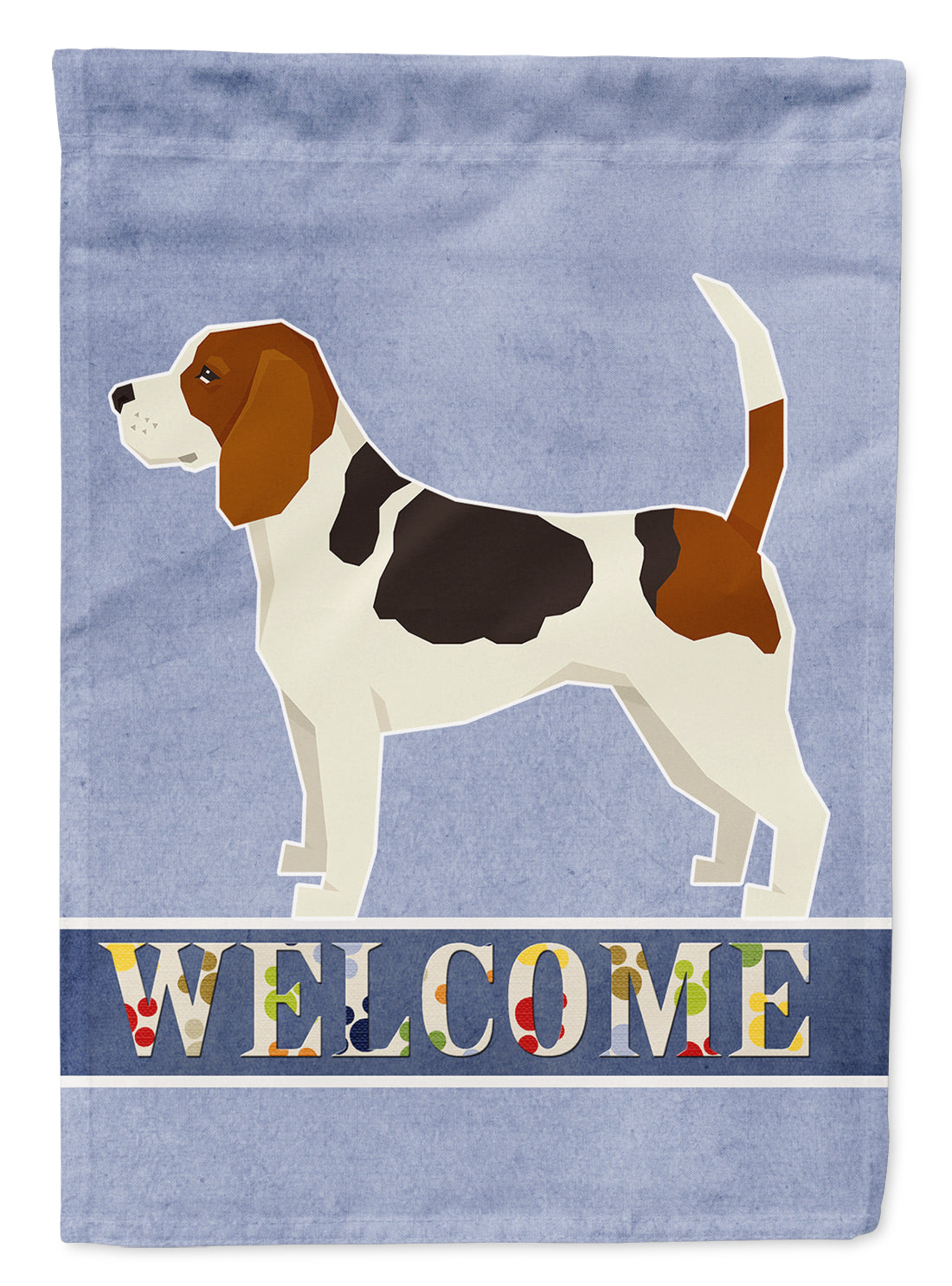 Beagle Welcome Flag Canvas House Size CK3578CHF