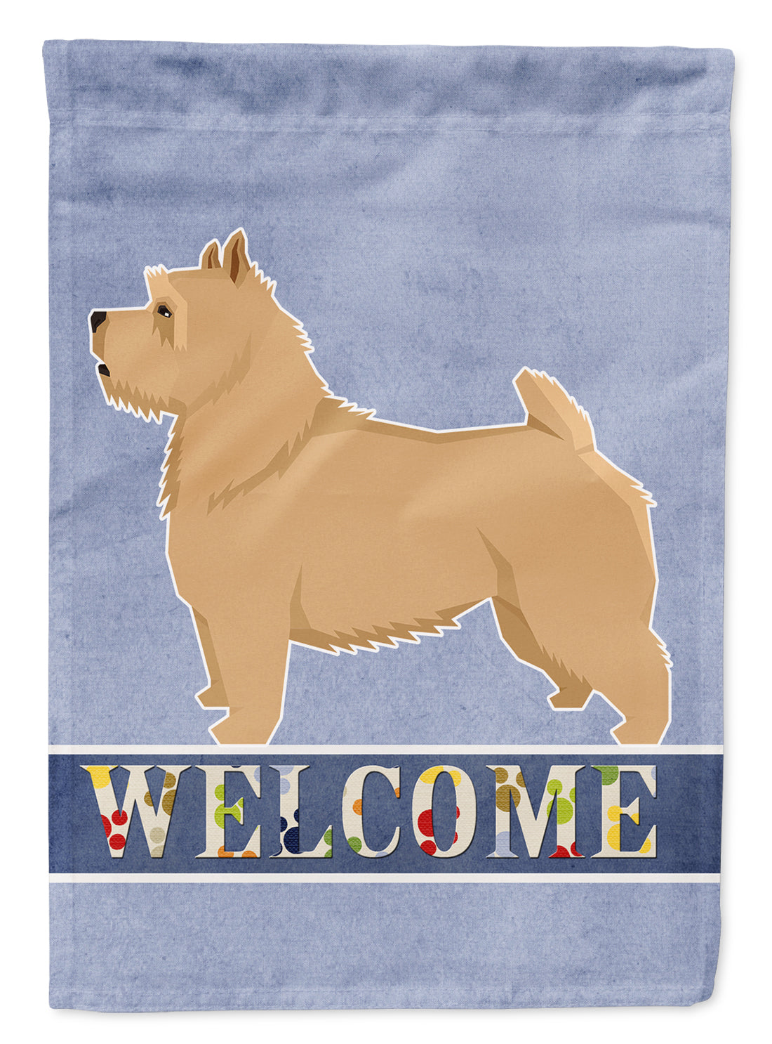 Norwich Terrier Welcome Flag Canvas House Size CK3610CHF