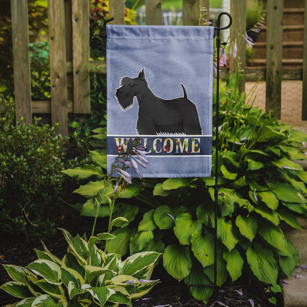 Scottish Terrier Welcome Flag Garden Size CK3619GF