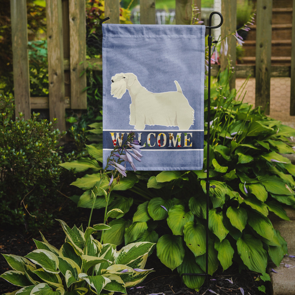 Sealyham Terrier Welcome Flag Garden Size CK3620GF
