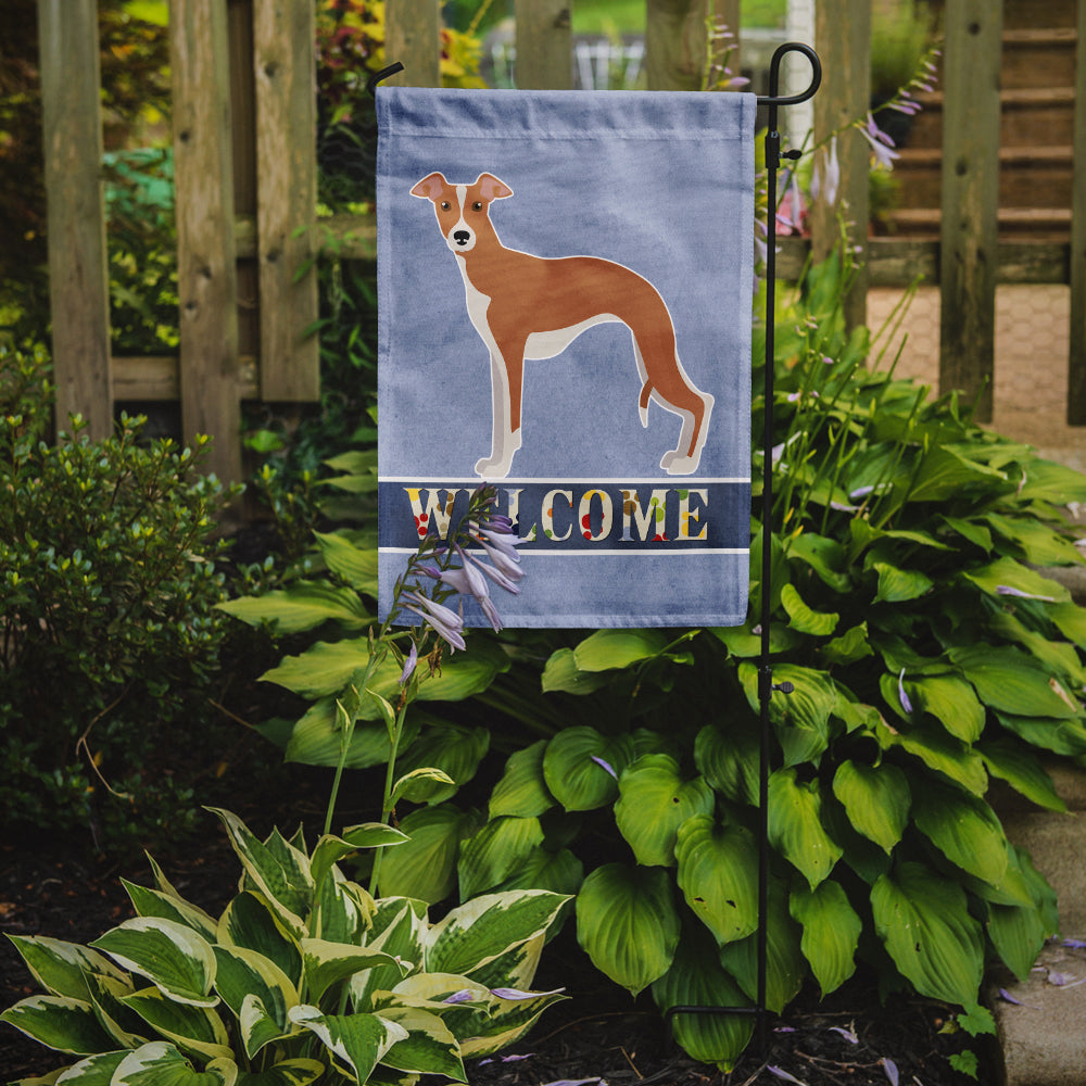 Italian Greyhound Welcome Flag Garden Size CK3652GF