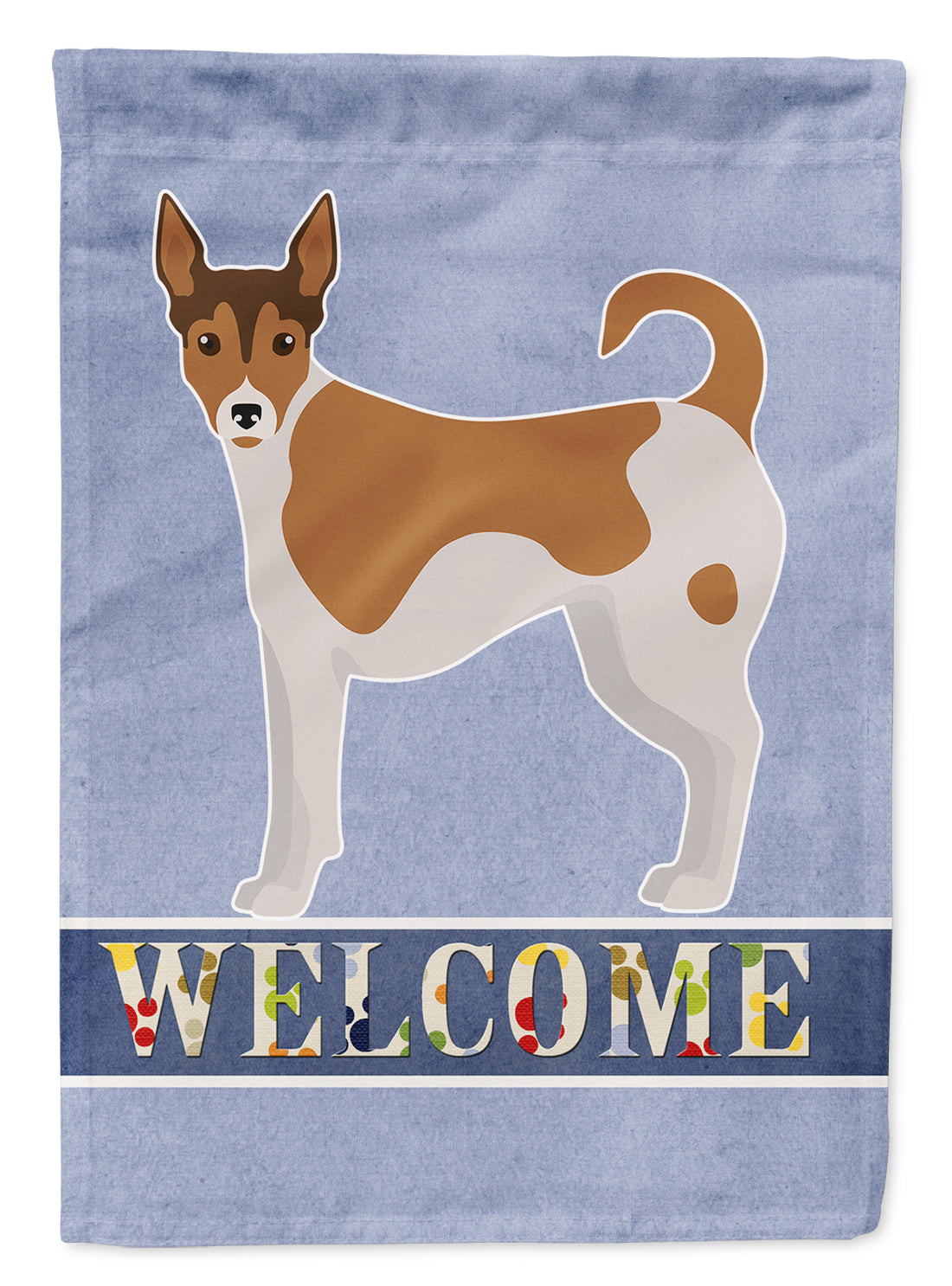 Tenterfield Terrier Welcome Flag Garden Size CK3679GF