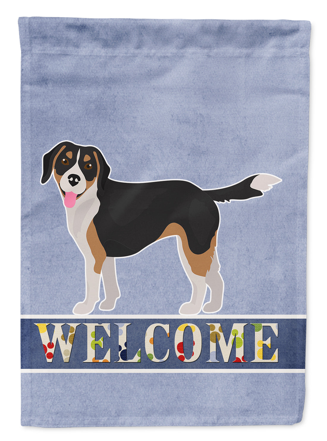 Beaglier #2 Welcome Flag Canvas House Size CK3709CHF