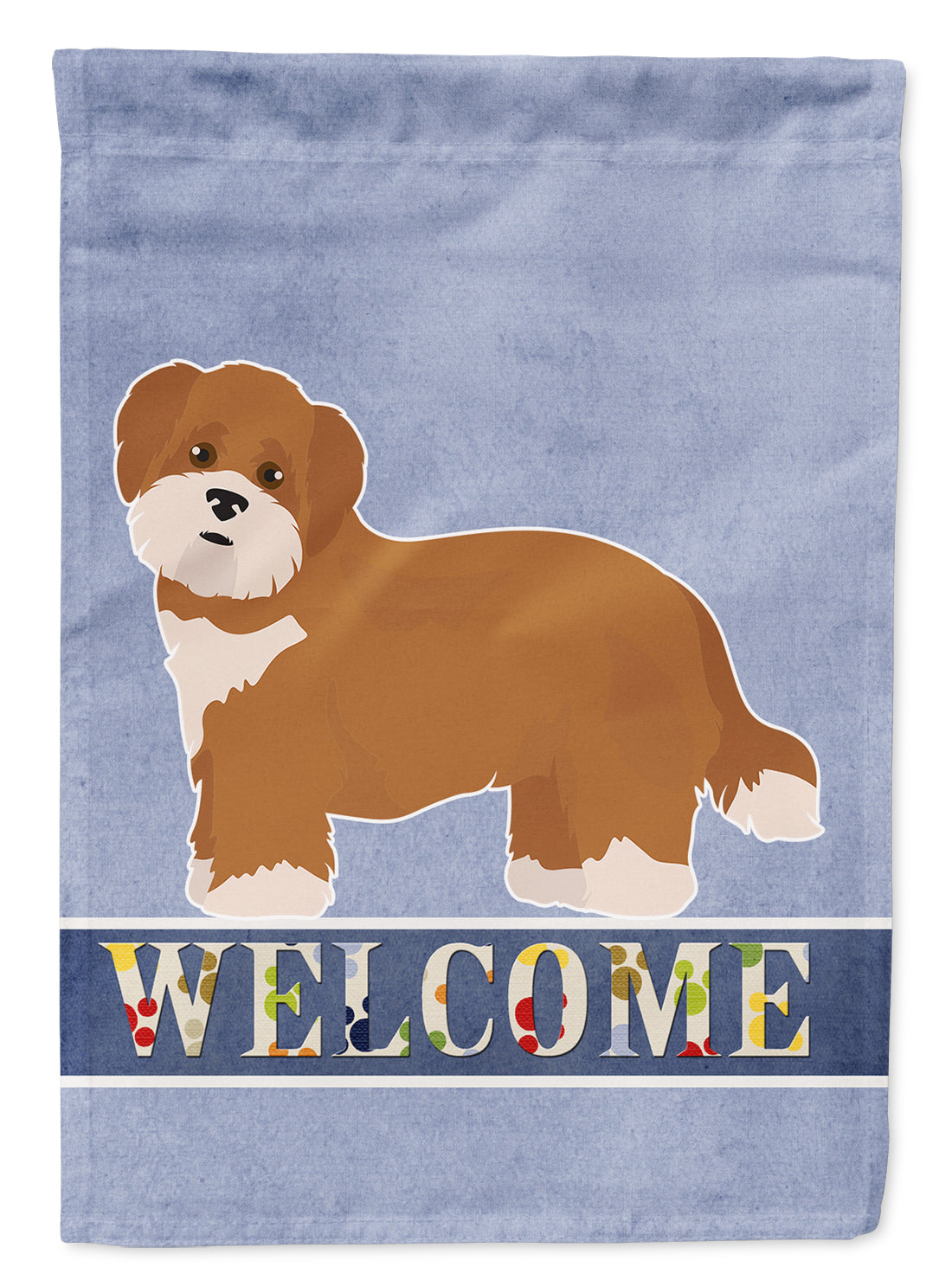 Shorkie #2 Welcome Flag Canvas House Size CK3782CHF