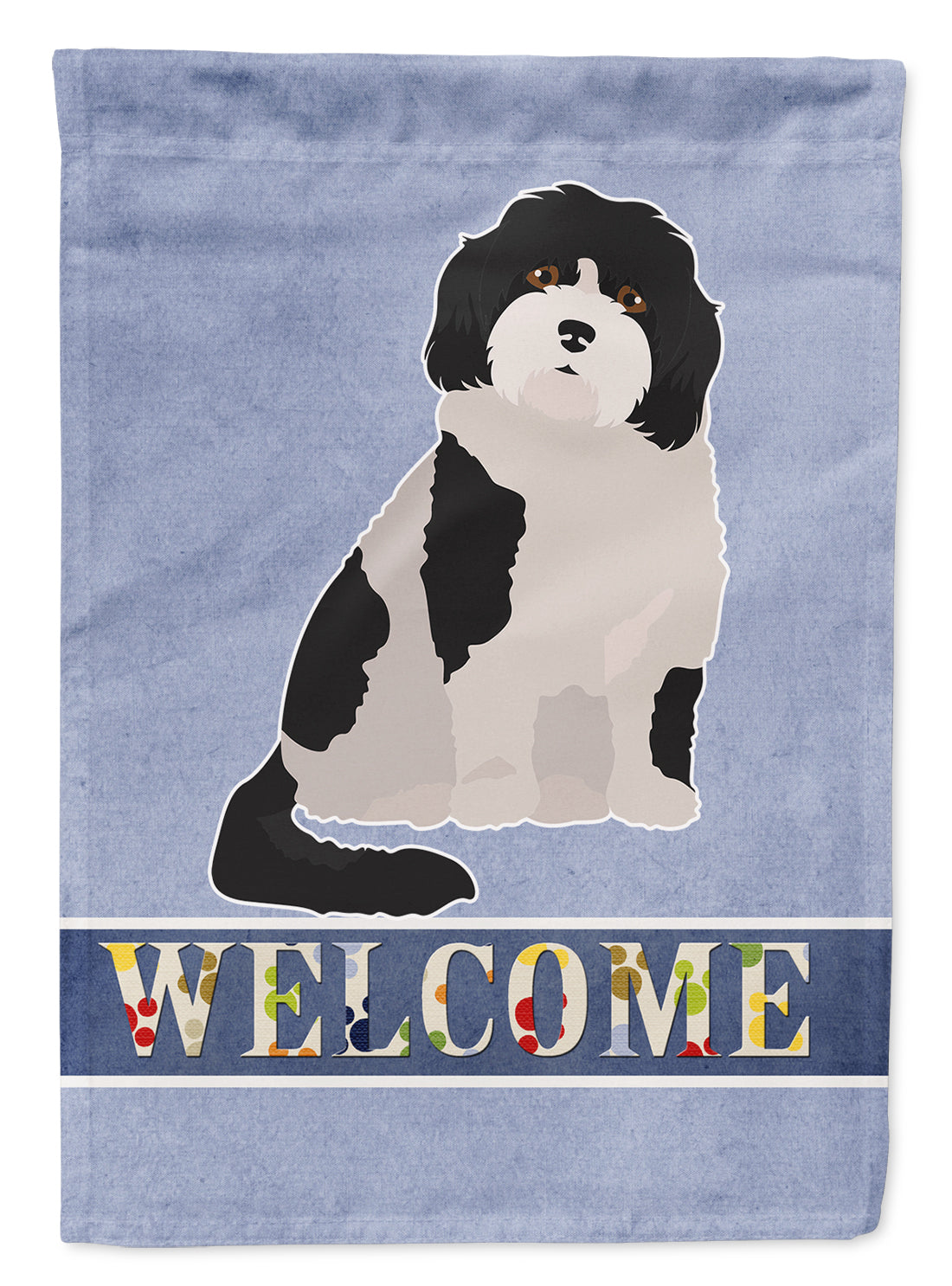 Cavachon #3 Welcome Flag Canvas House Size CK3794CHF