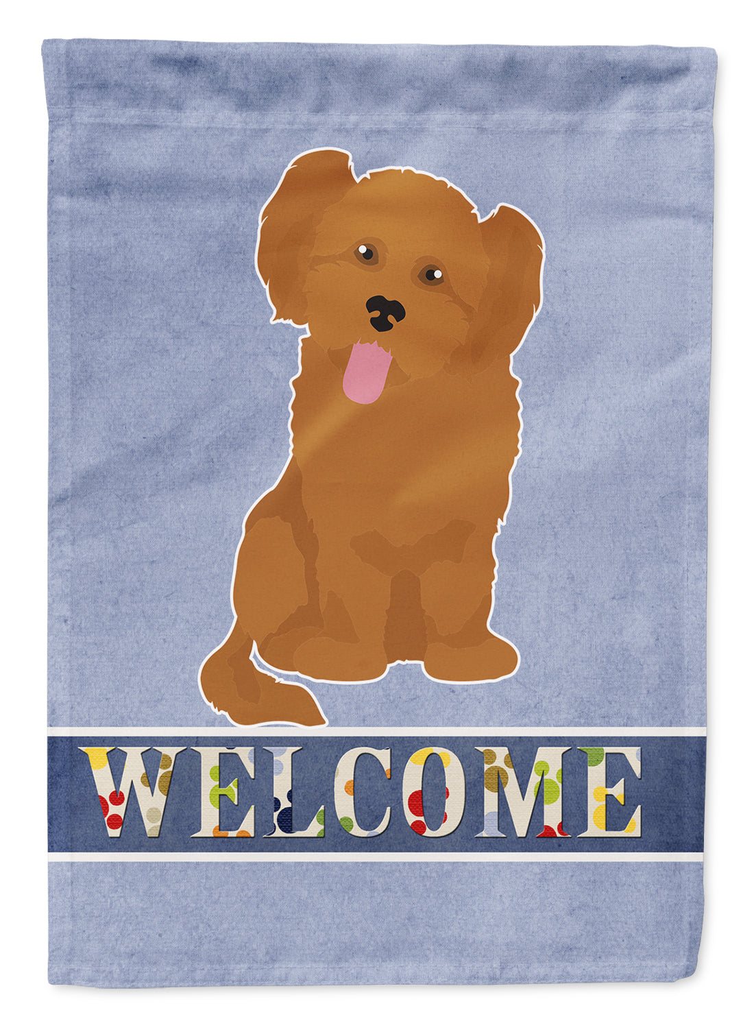 Shih Poo #3 Welcome Flag Canvas House Size CK3797CHF