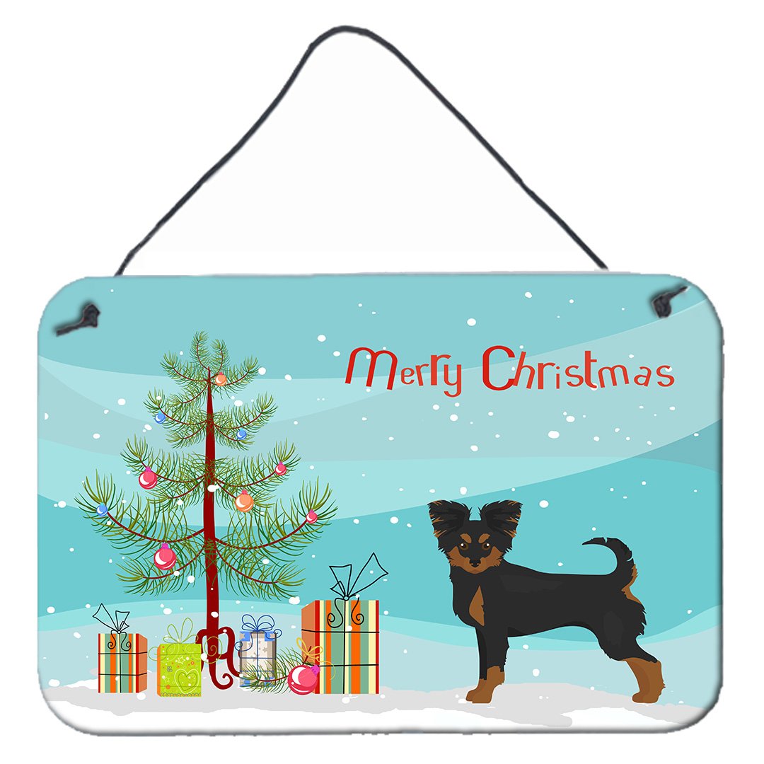 Black and Tan Chion Christmas Tree Wall or Door Hanging Prints CK3813DS812 by Caroline's Treasures