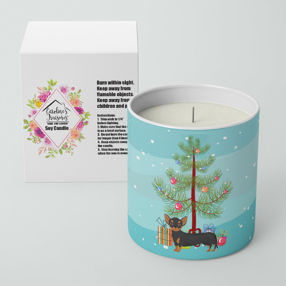 Buy this Black and Tan Chiweenie Christmas Tree 10 oz Decorative Soy Candle