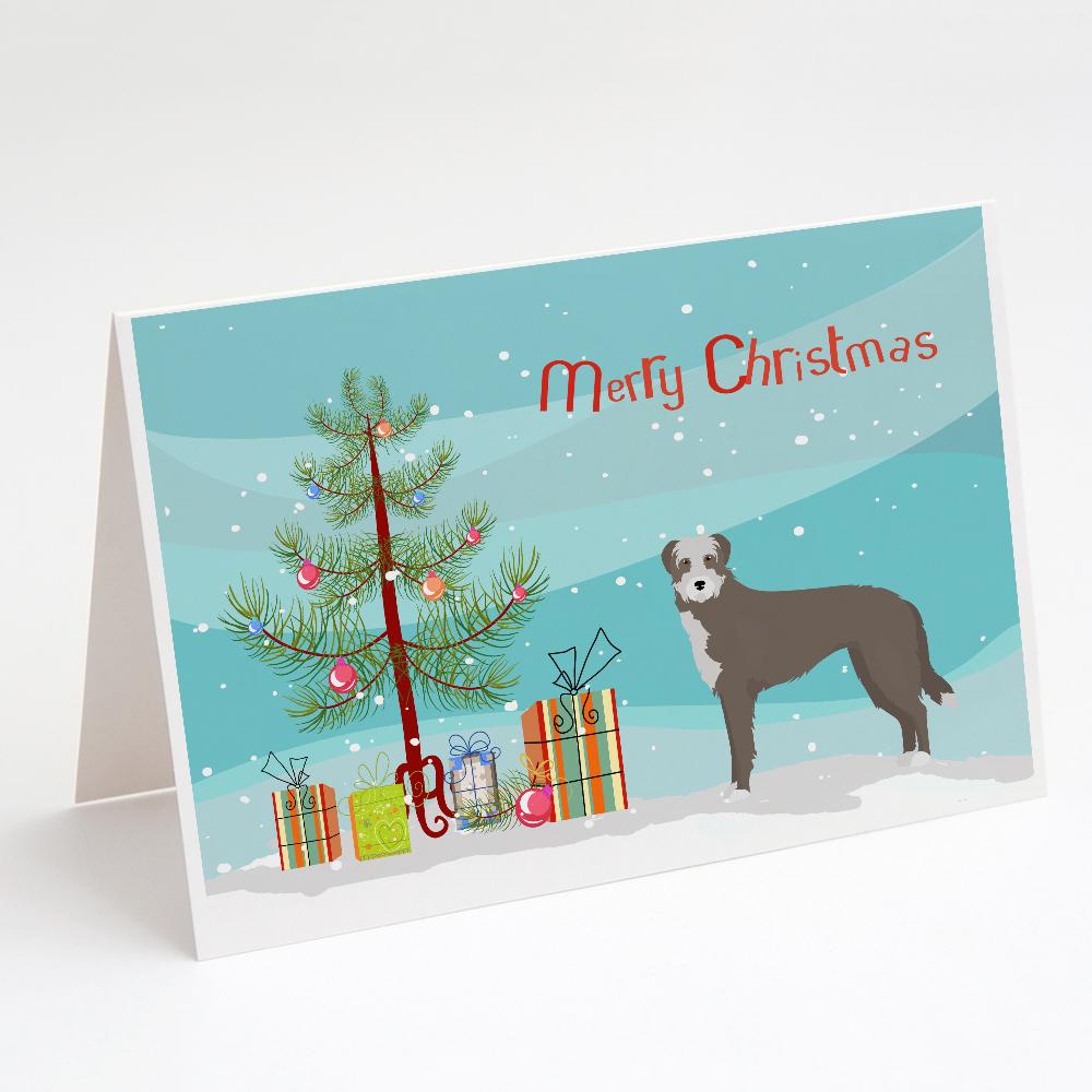 Buy this Lurcher #1 Christmas Tree Greeting Cards and Envelopes Pack of 8