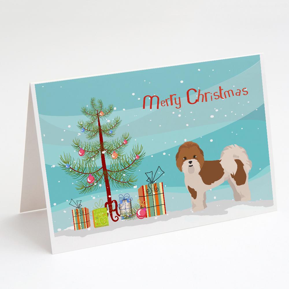 Buy this Mal-Shi Christmas Tree Greeting Cards and Envelopes Pack of 8