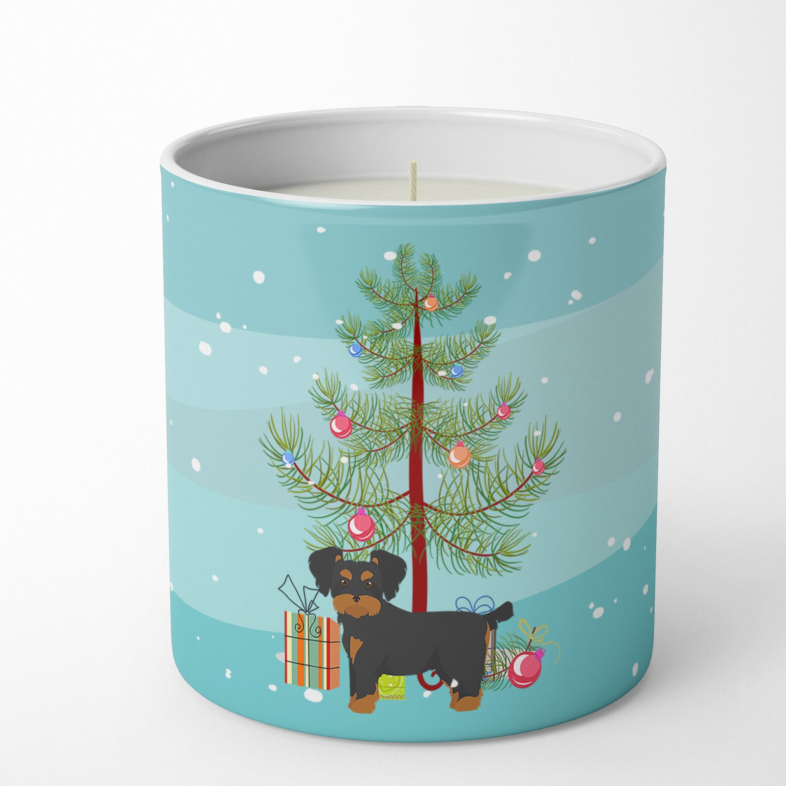 Buy this Morkie Christmas Tree 10 oz Decorative Soy Candle