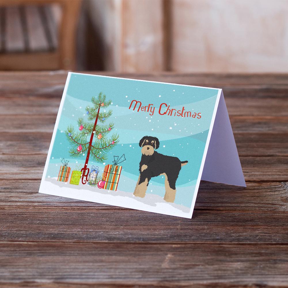 Buy this Schnoodle Christmas Tree Greeting Cards and Envelopes Pack of 8