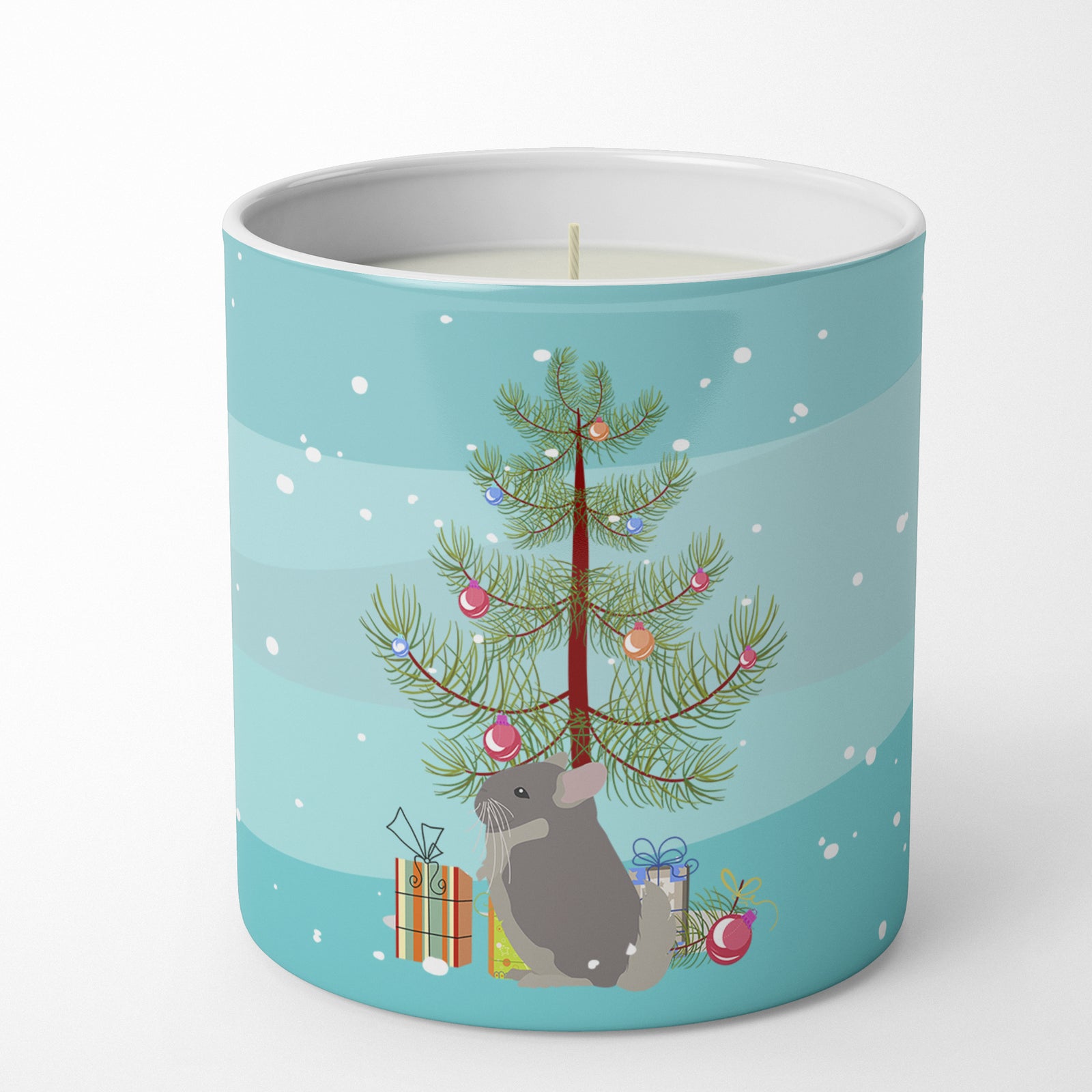Buy this Beige Wellman Chinchilla Merry Christmas 10 oz Decorative Soy Candle
