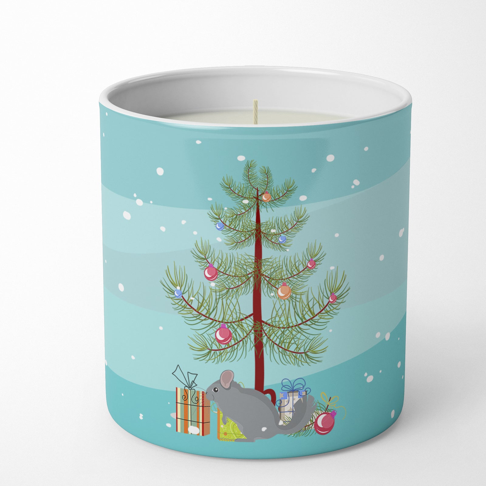 Buy this Foggy Chinchilla Merry Christmas 10 oz Decorative Soy Candle