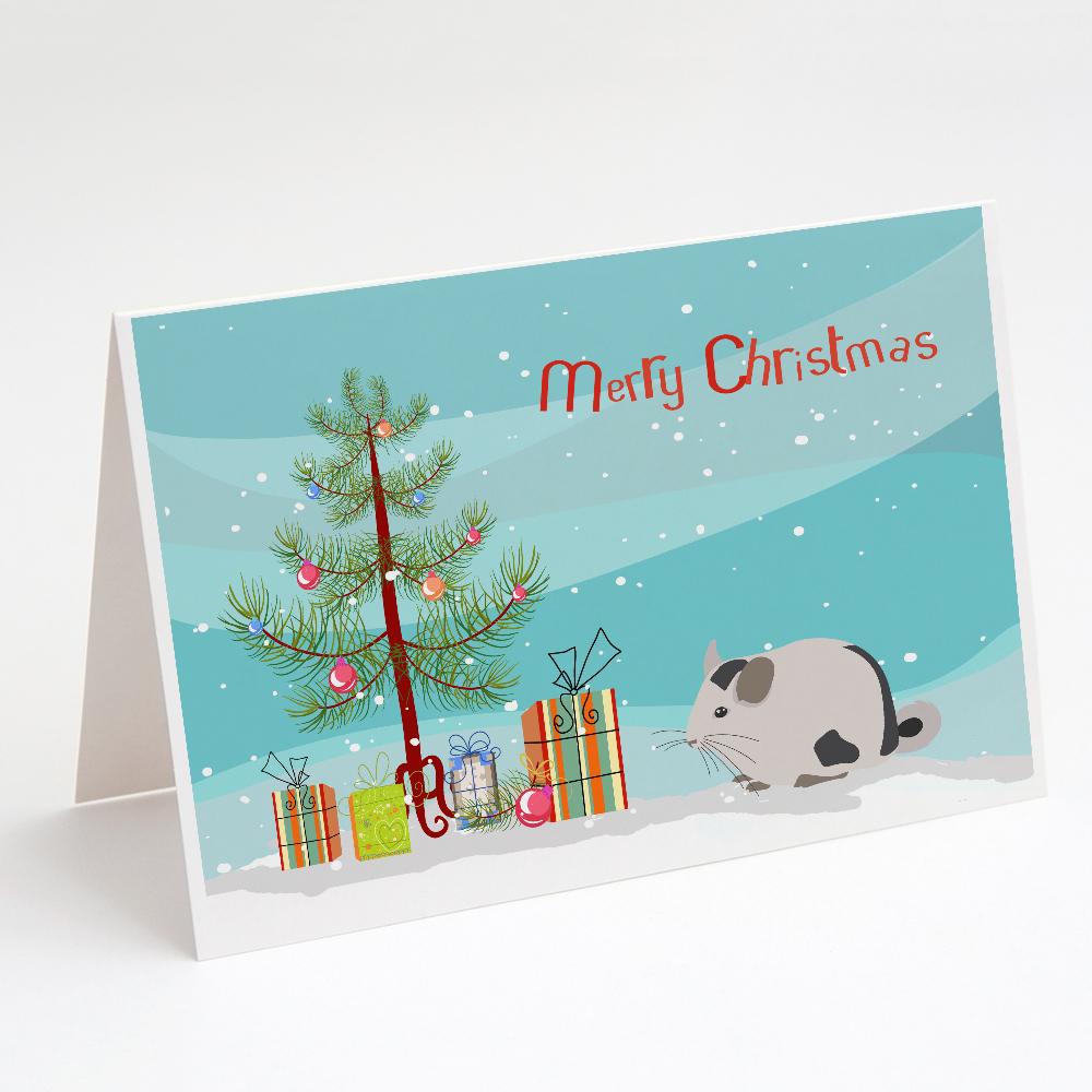 Buy this Mosaic Chinchilla Merry Christmas Greeting Cards and Envelopes Pack of 8