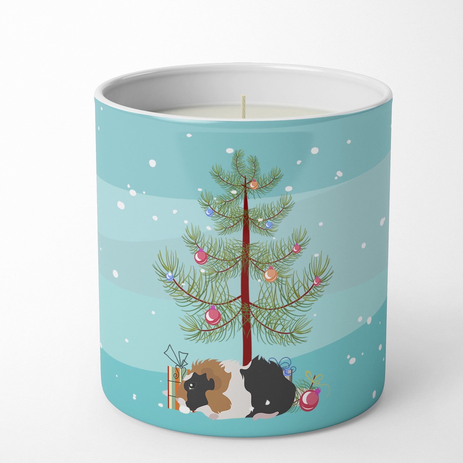 Buy this Abyssinian Guinea Pig Merry Christmas 10 oz Decorative Soy Candle