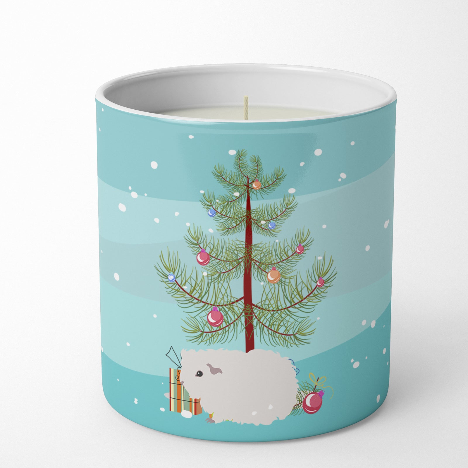 Buy this Merino Guinea Pig Merry Christmas 10 oz Decorative Soy Candle
