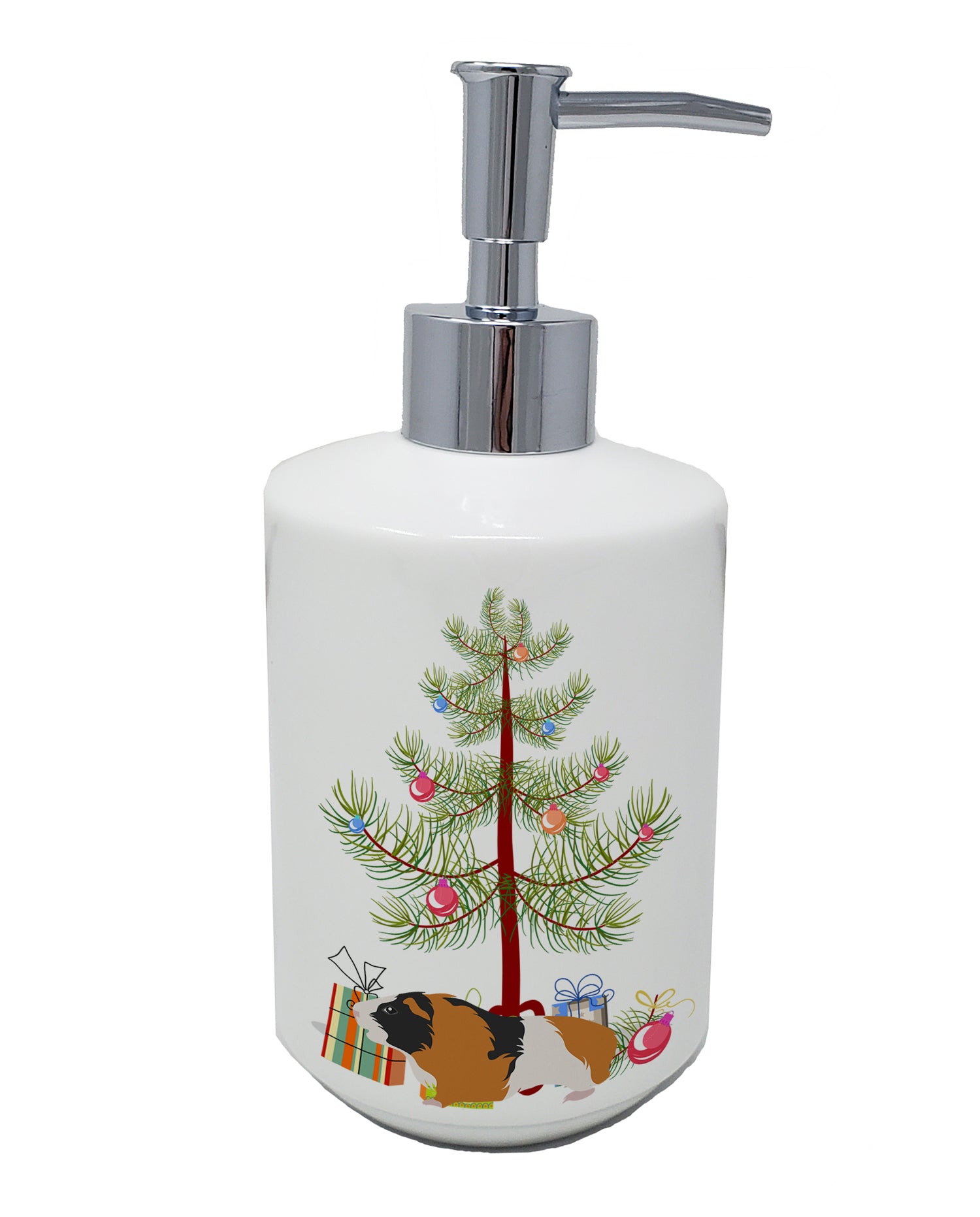 Buy this Rex Guinea Pig Merry Christmas Ceramic Soap Dispenser