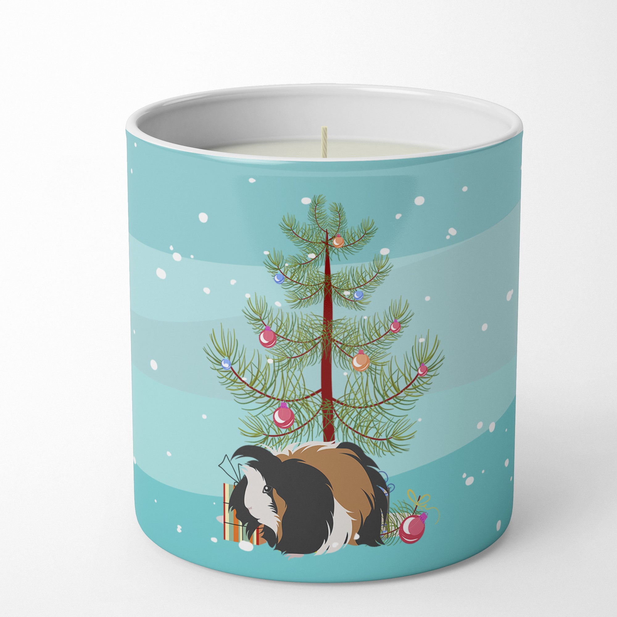 Buy this Sheba Guinea Pig Merry Christmas 10 oz Decorative Soy Candle