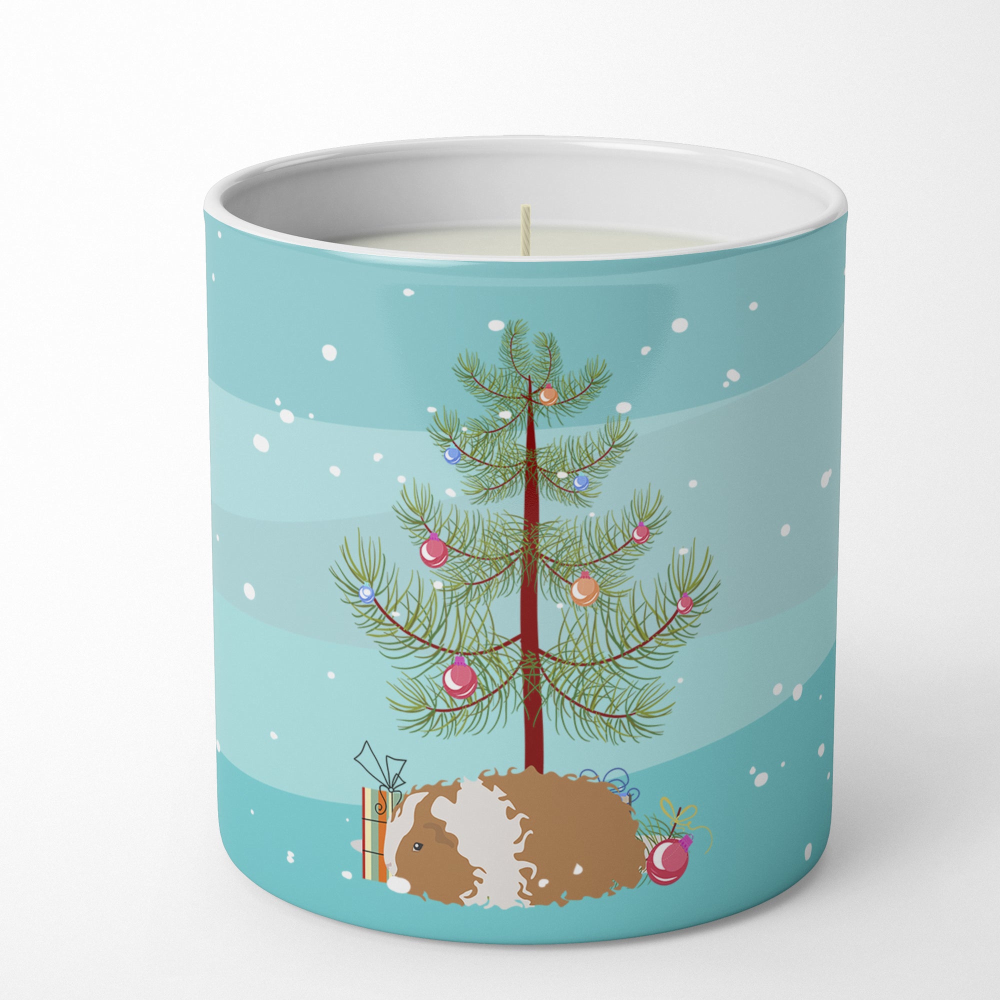 Buy this Texel Guinea Pig Merry Christmas 10 oz Decorative Soy Candle