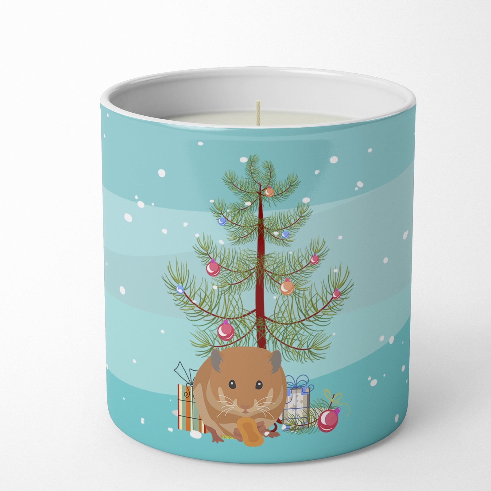 Buy this Teddy Bear Hamster Merry Christmas 10 oz Decorative Soy Candle