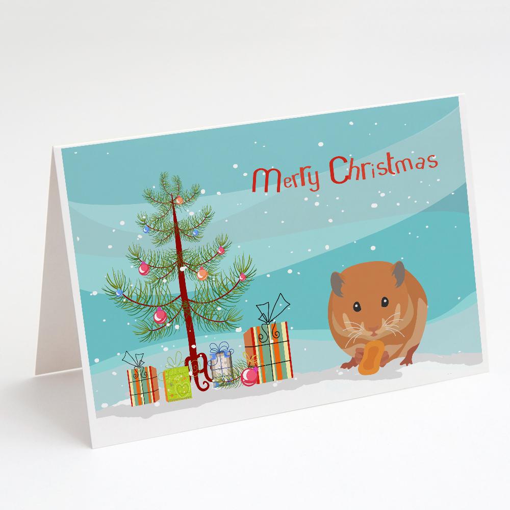 Buy this Teddy Bear Hamster Merry Christmas Greeting Cards and Envelopes Pack of 8