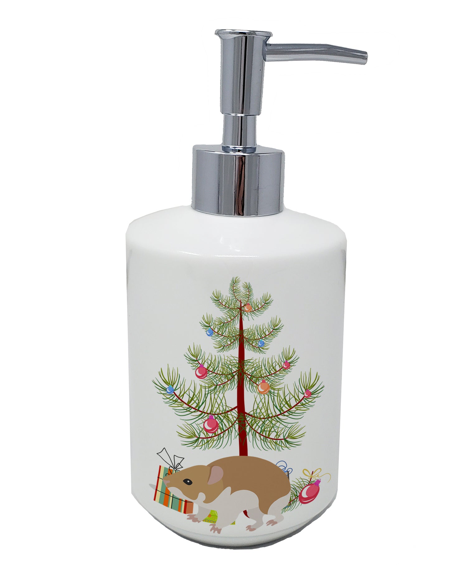 Buy this Turkish Hamster Merry Christmas Ceramic Soap Dispenser