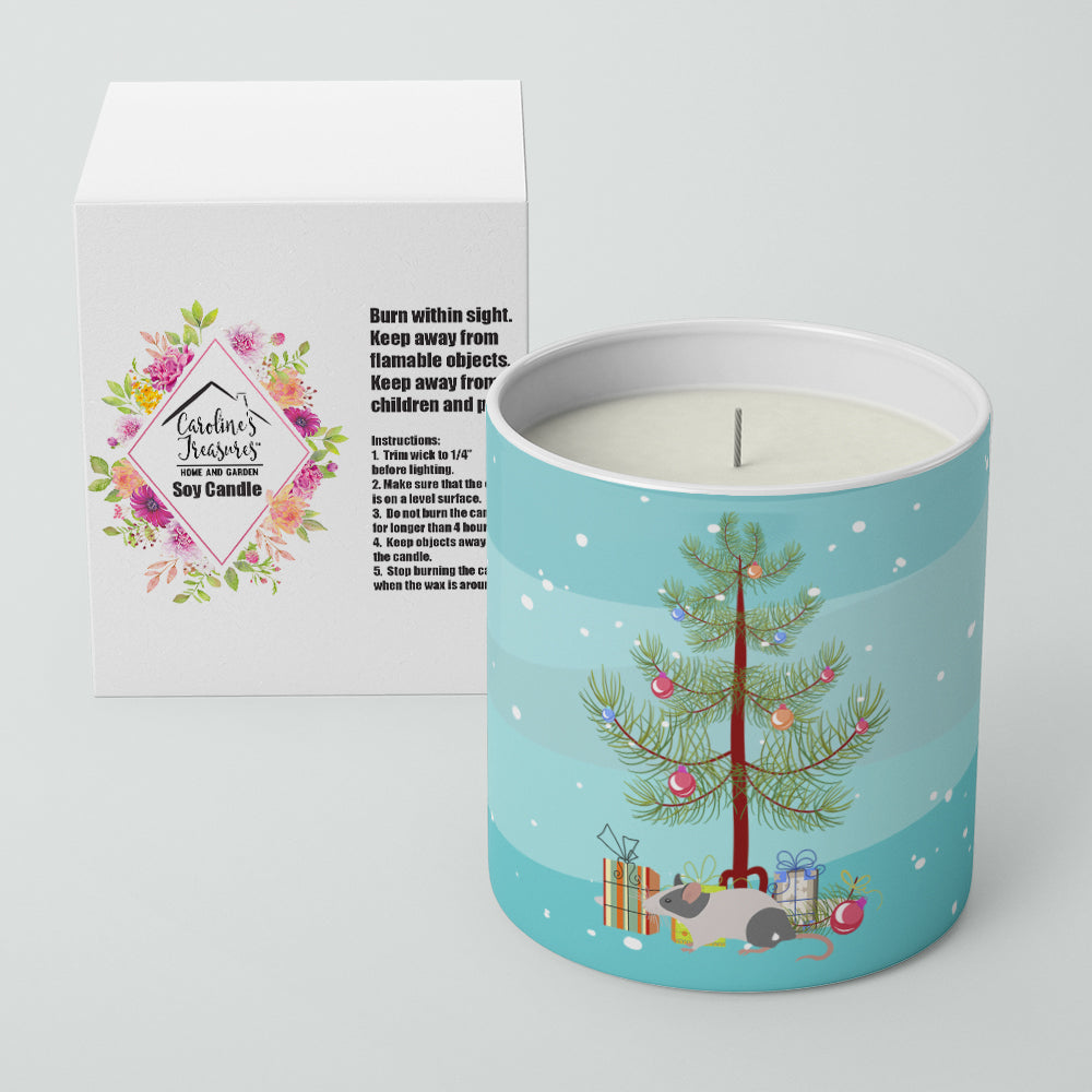 Japanese Mouse Merry Christmas 10 oz Decorative Soy Candle - the-store.com