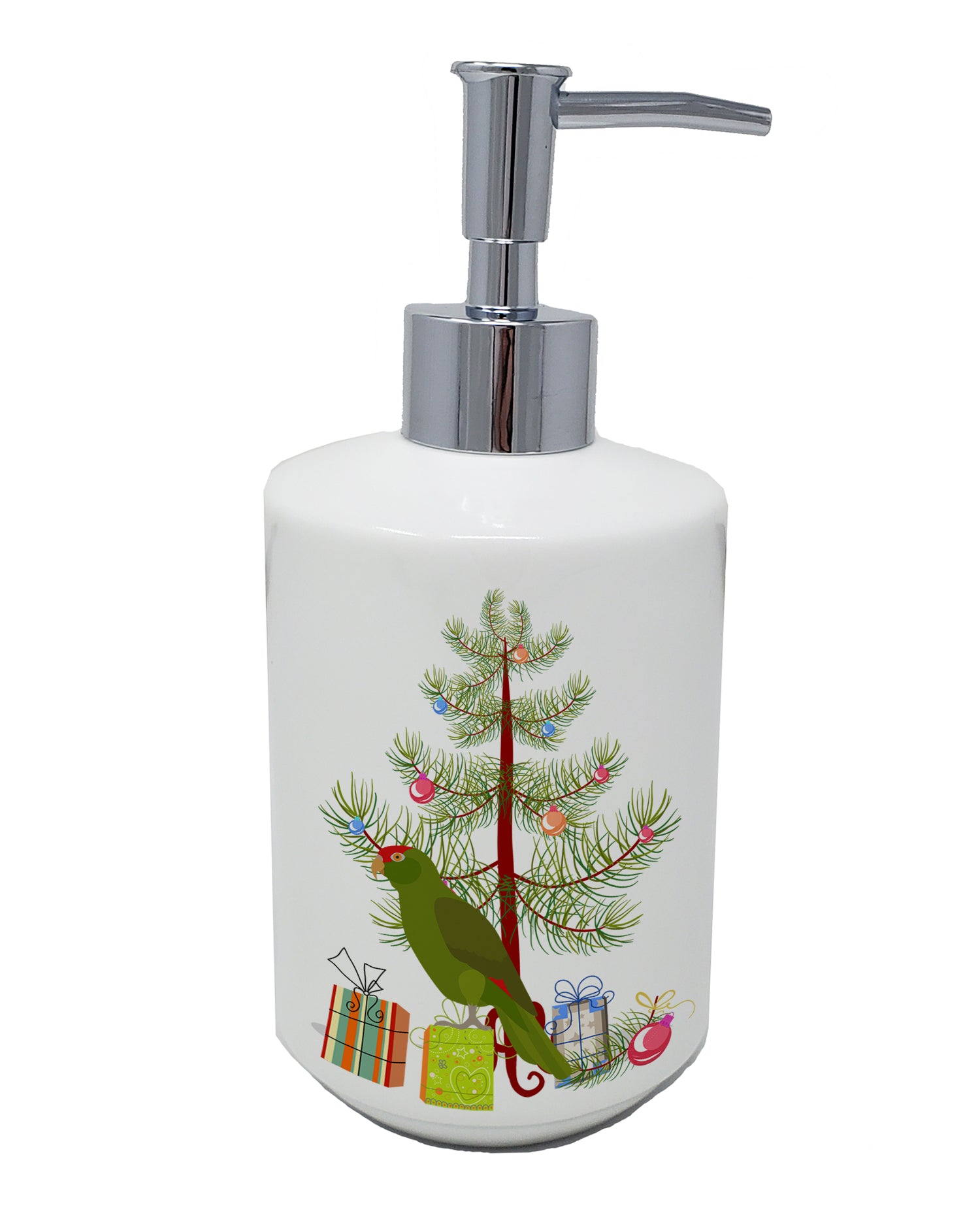 Buy this Amazon Parrot Merry Christmas Ceramic Soap Dispenser