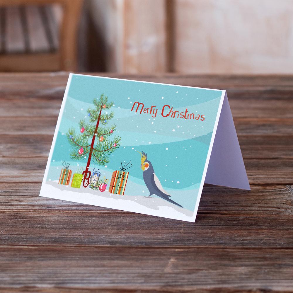 Buy this Cockatiel Merry Christmas Greeting Cards and Envelopes Pack of 8