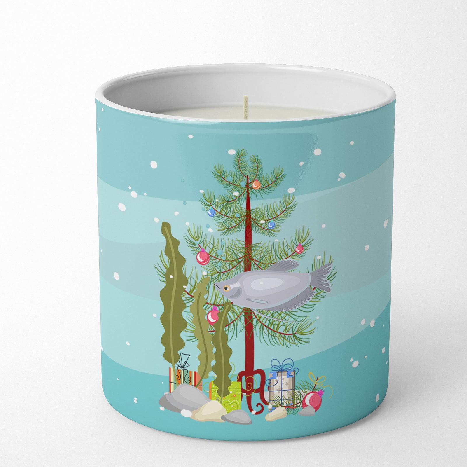 Buy this Moonlight Gourami Merry Christmas 10 oz Decorative Soy Candle