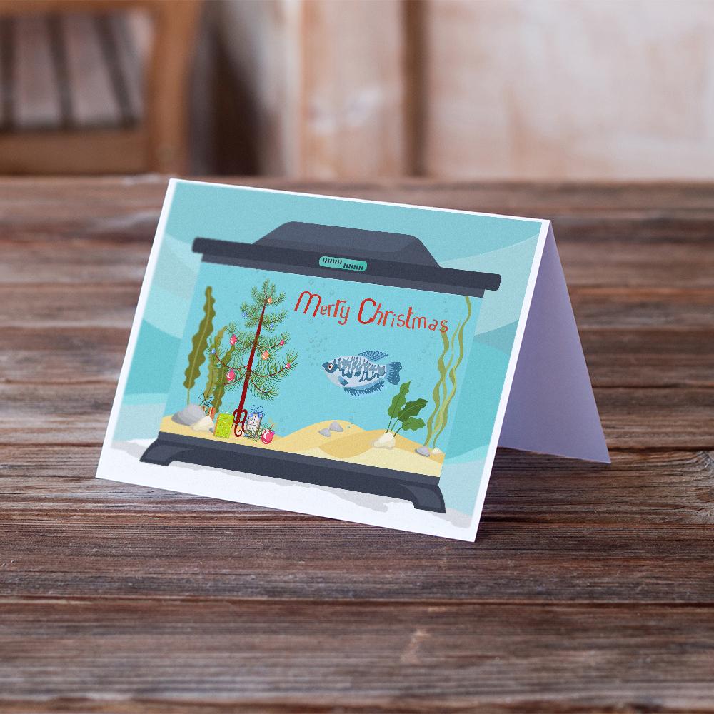 Buy this Opaline Gourami Merry Christmas Greeting Cards and Envelopes Pack of 8