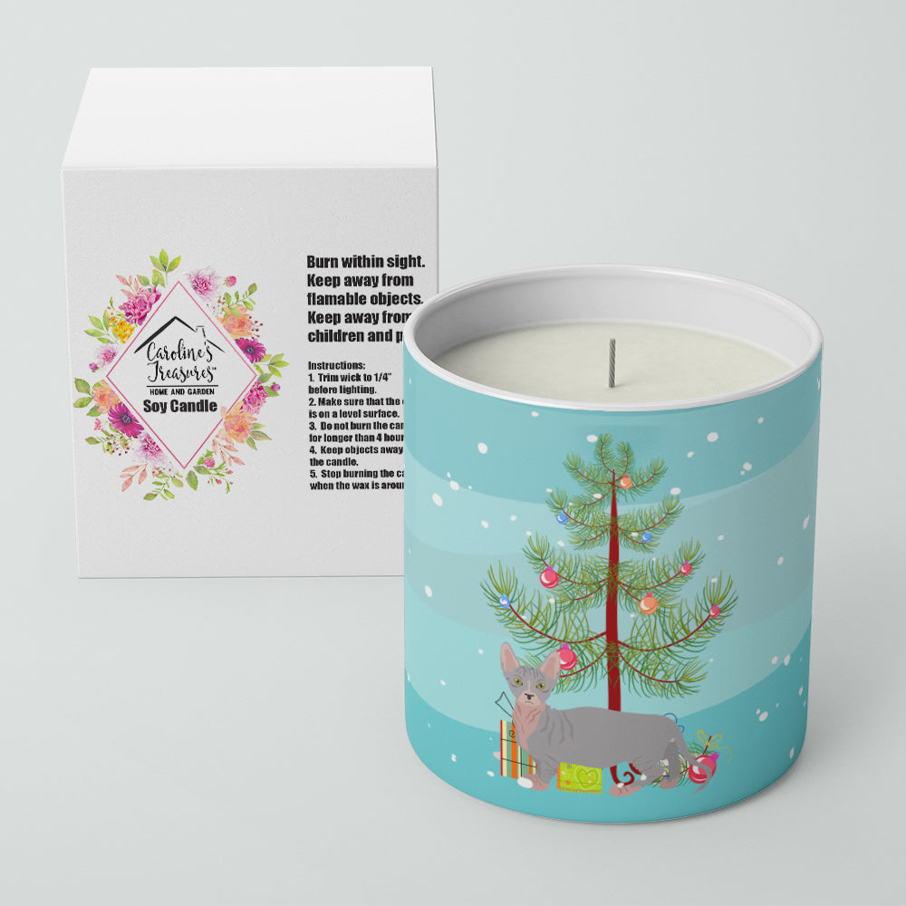 Bambino #1 Cat Merry Christmas 10 oz Decorative Soy Candle - the-store.com