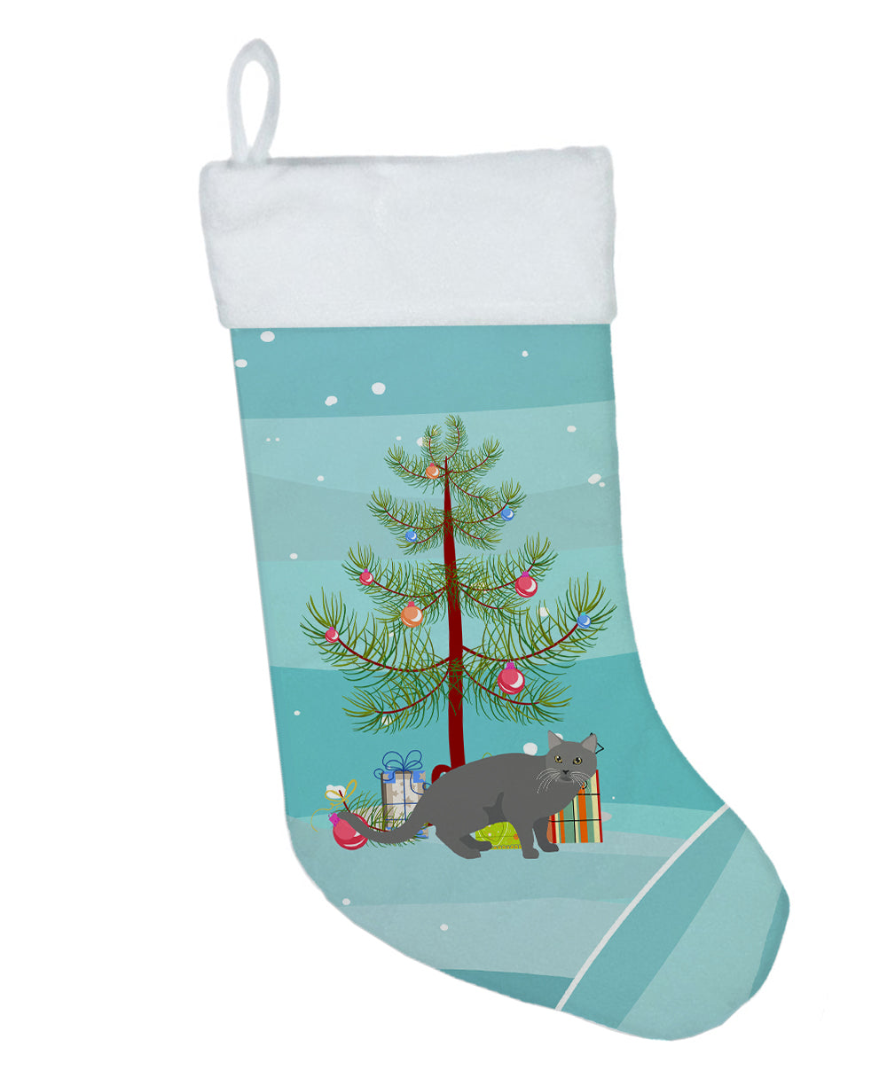 Chartreux #1 Cat Merry Christmas Christmas Stocking