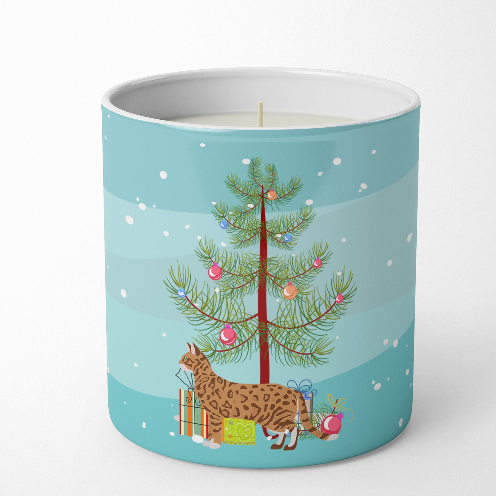 Buy this Cheetoh #3 Cat Merry Christmas 10 oz Decorative Soy Candle