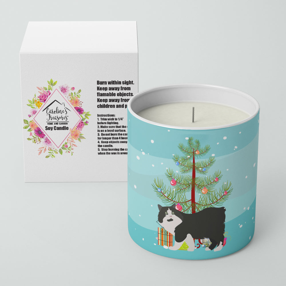 Buy this Cymric Cat Merry Christmas 10 oz Decorative Soy Candle