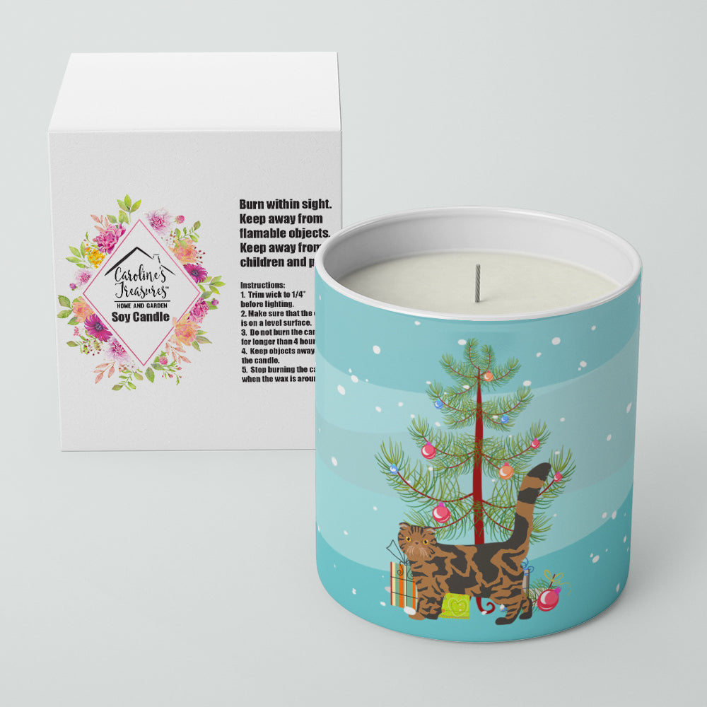 Buy this Foldex Exotic Fold #2 Cat Merry Christmas 10 oz Decorative Soy Candle