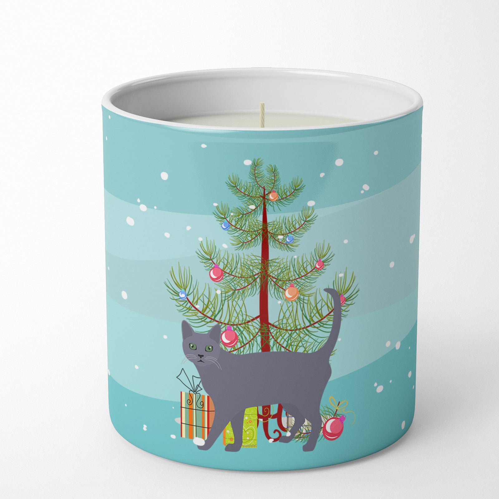 Buy this Korat #3 Cat Merry Christmas 10 oz Decorative Soy Candle