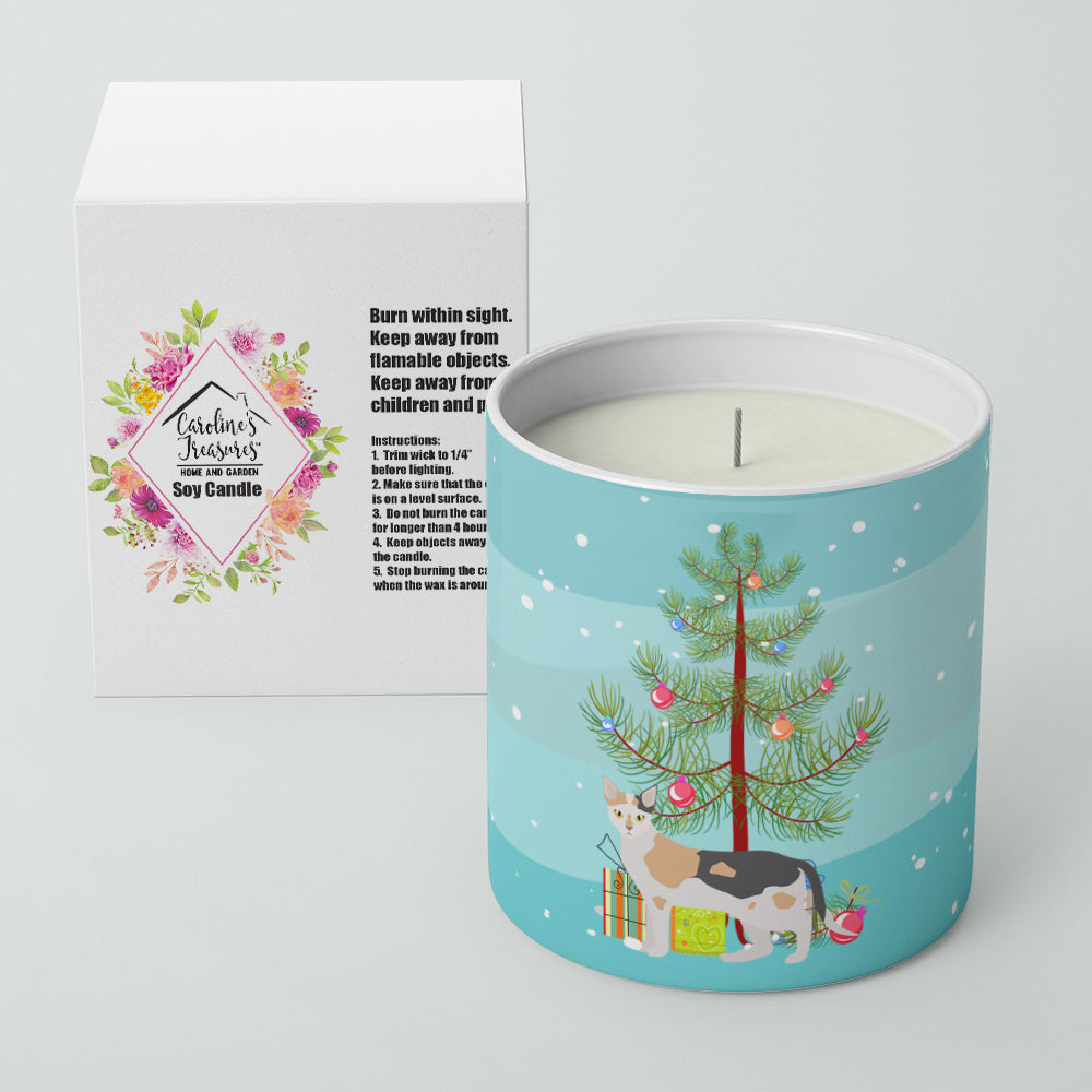 Malayan #1 Cat Merry Christmas 10 oz Decorative Soy Candle - the-store.com