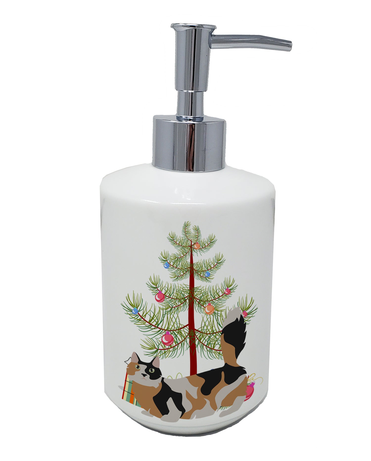 Buy this Munchkin #3 Cat Merry Christmas Ceramic Soap Dispenser