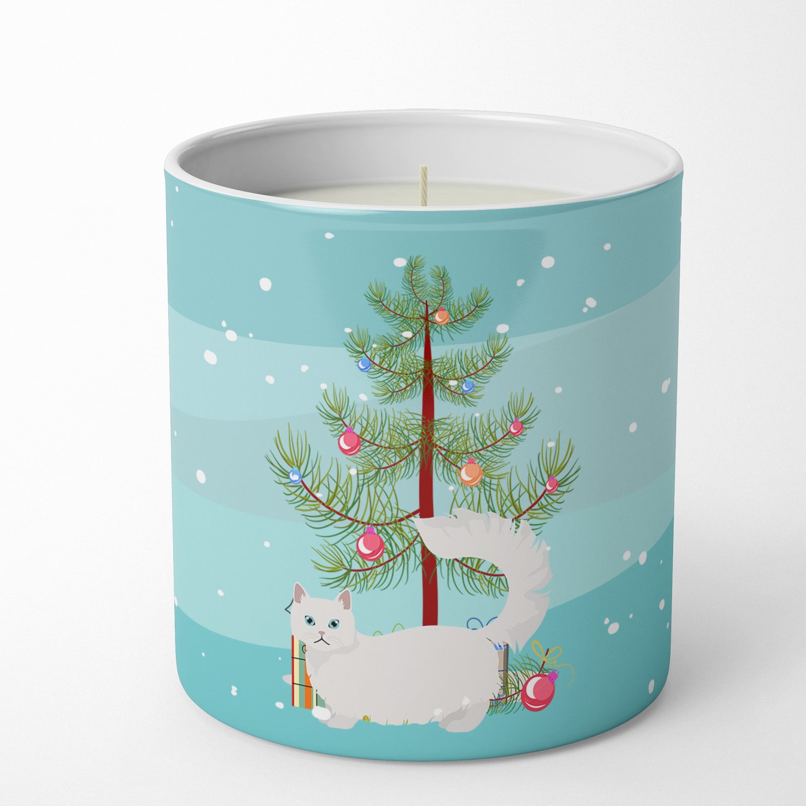 Buy this Napoleon #1 Cat Merry Christmas 10 oz Decorative Soy Candle