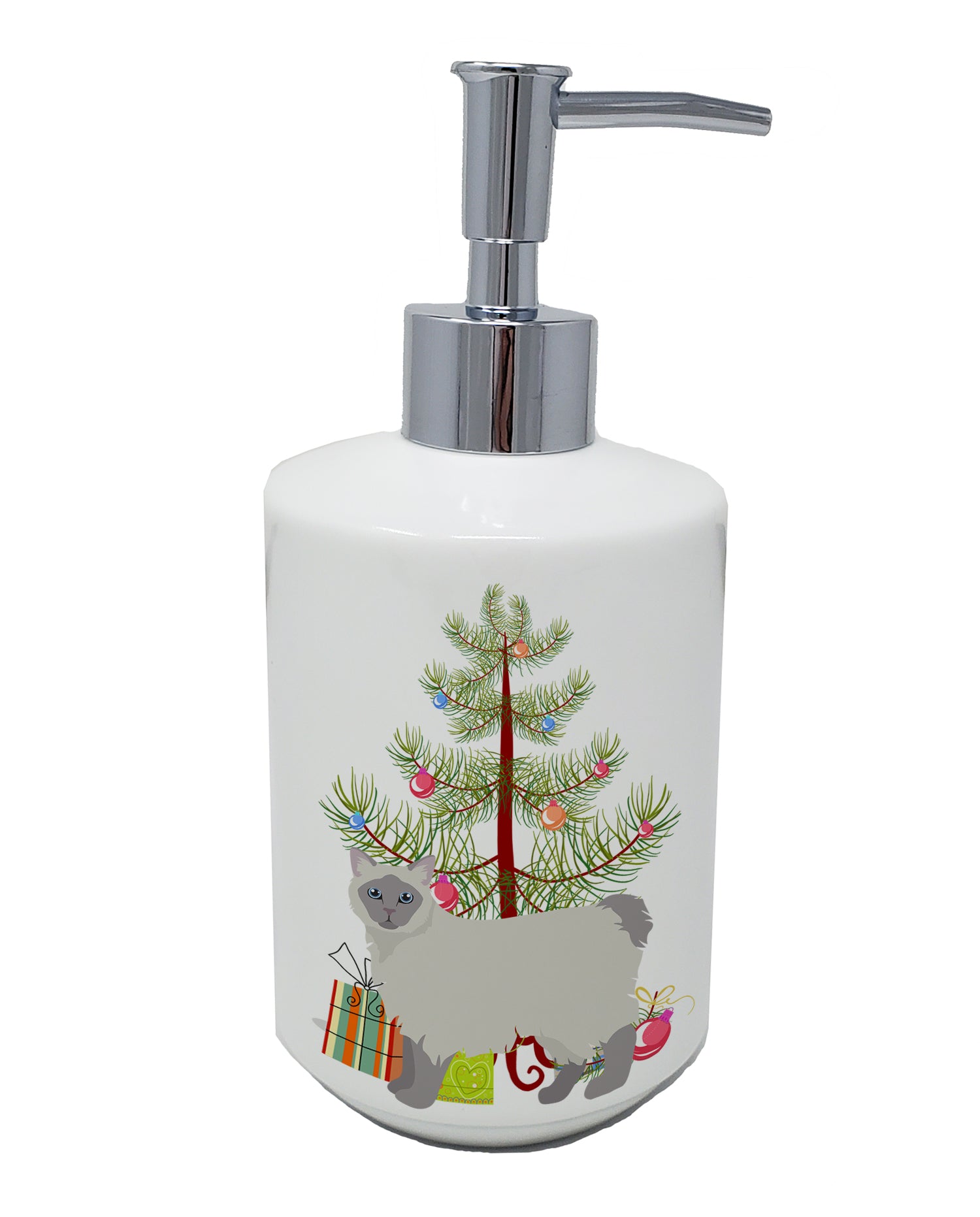 Buy this Owyhee Bob #1 Cat Merry Christmas Ceramic Soap Dispenser