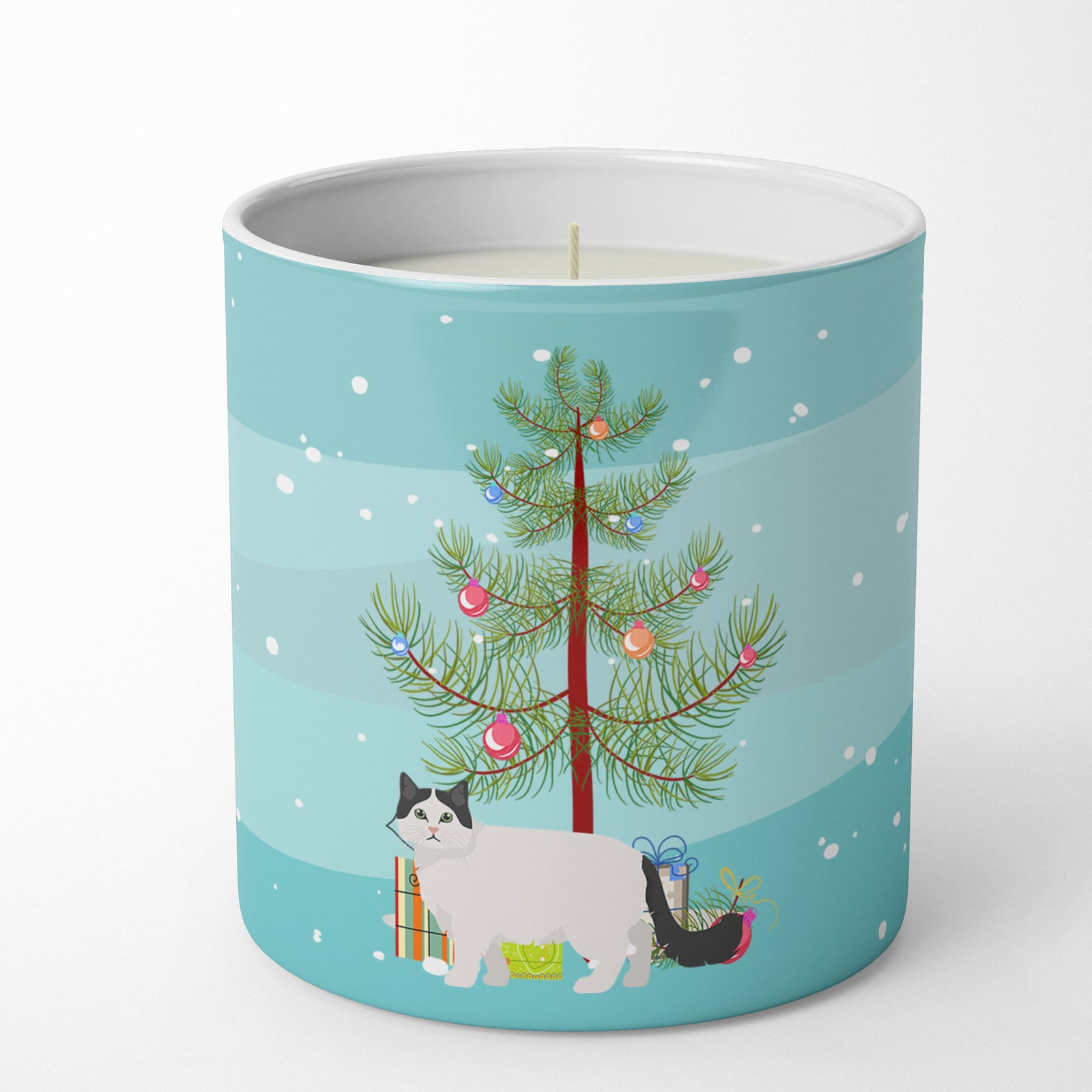 Buy this Ragamuffin #1 Cat Merry Christmas 10 oz Decorative Soy Candle