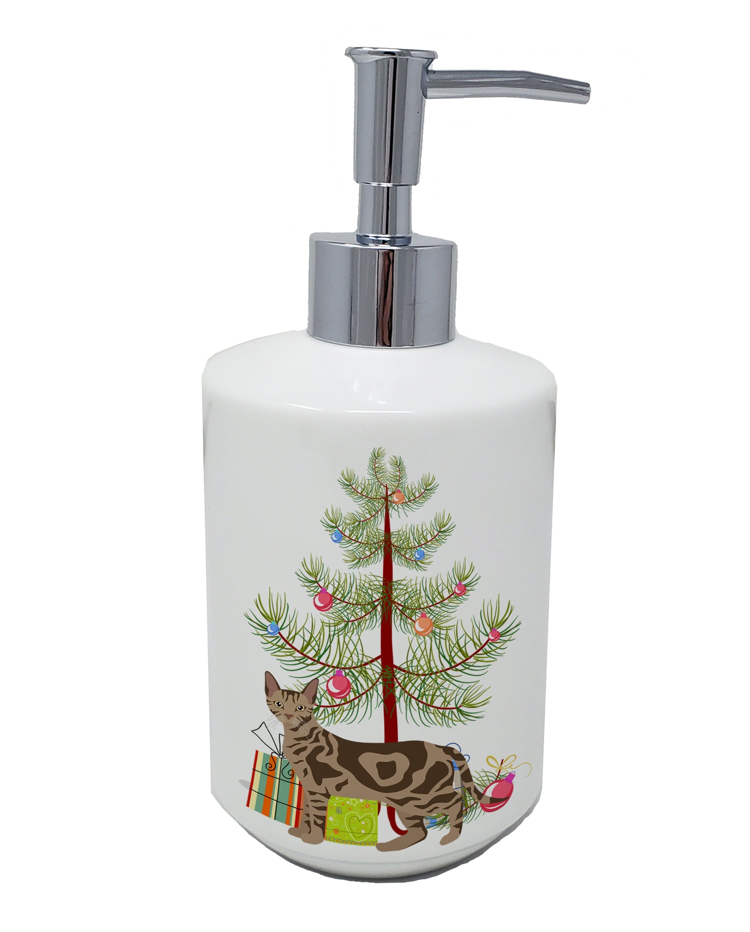 Buy this Sokoke Cat Merry Christmas Ceramic Soap Dispenser